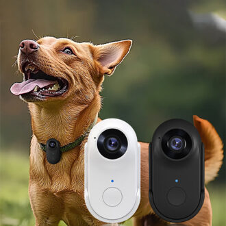 Wholesale HD 1080P Portable Mini Wireless Waterproof Drop Resistant Smart Pet Monitoring Collar Camera with App