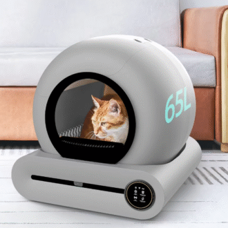 OEM Cat Litter Box Self Cleaning Smart Cat Litter Box Toilet Robot APP Control 65L Large Automatic Cat Litter Box Self-cleaning