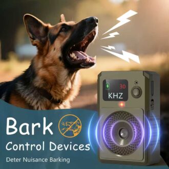 Rechargeable Dog Bark Deterrent Outdoor Sonic Repellent Anti Barking Control Ultrasonic Dog Training Device