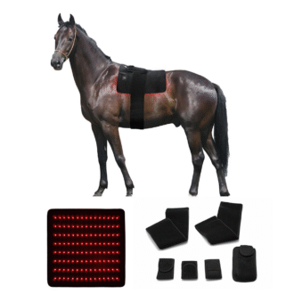 LED Infrared 660nm & 850nm Horse Back Red Light Therapy Blanket Neoprene Tissue Heating Mat for Pain Relief