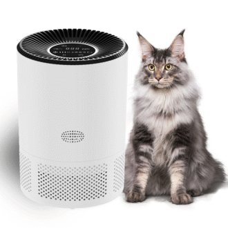 Portable Desktop HEPA Purifier Air Smart Pets Grade Negative Ion Activated Carbon Filter High Efficiency Purification